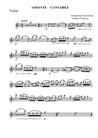 Andante Cantabile for violin and piano – Violin part