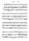 Three pieces for saxophone alto and piano. Tango (score and sax part)